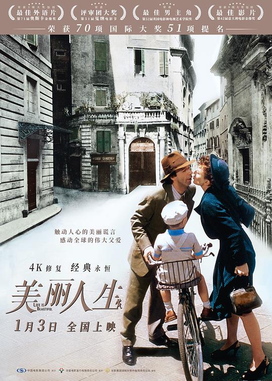 美丽人生 电影海报