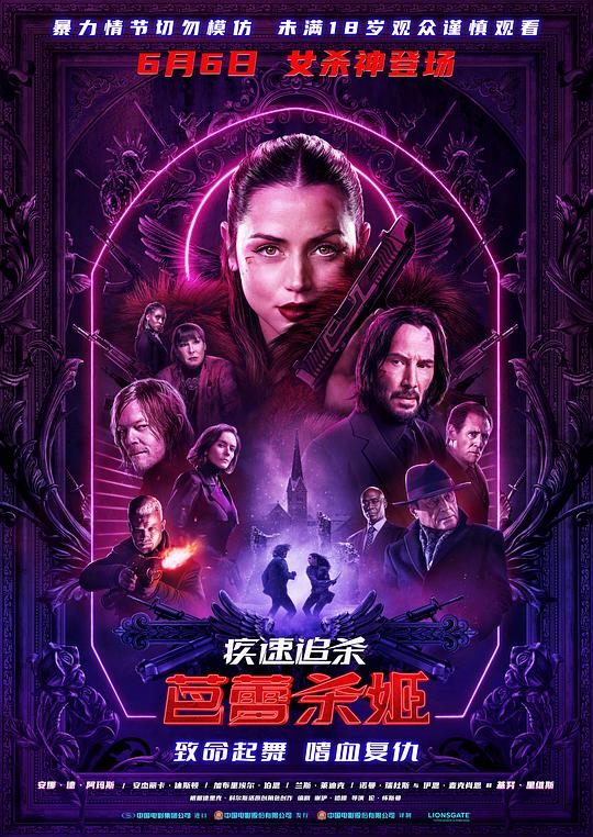 疾速追杀:芭蕾杀姬 电影海报